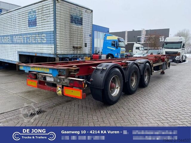 Preprava kontajnerov Groenewegen CC-12-27 / Container Chassis / 40 FT / BPW + Drums
