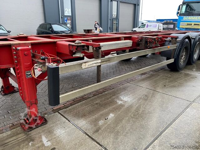 Preprava kontajnerov Groenewegen CC-12-27 / Container Chassis / 40 FT / BPW + Drums