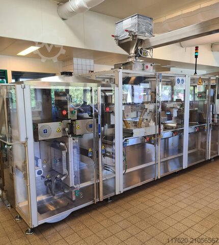 Línea de blistering MARCHESINI MB460 + MA352 + XMV + HC