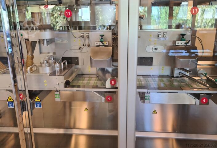 Línea de blistering MARCHESINI MB460 + MA352 + XMV + HC