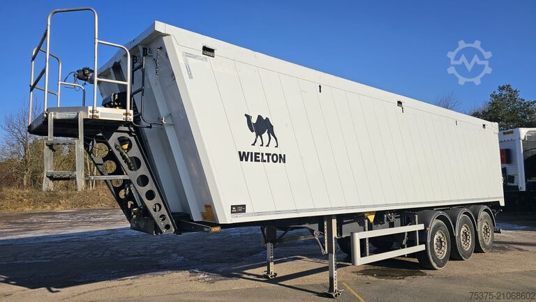 Полуприцеп-самосвал Wielton NW-3 Getreidemulde 3-Achs Hinterkipp-Aluminiummulde mit 51cbm