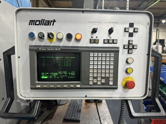 Omnisprint Gun Drilling Machine (1997) Mollart 3 Axis Knee Type