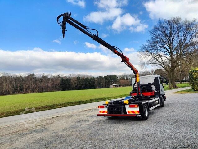 MAN TGL 12.250 Containersysteem Jimeca met kraan Pa...