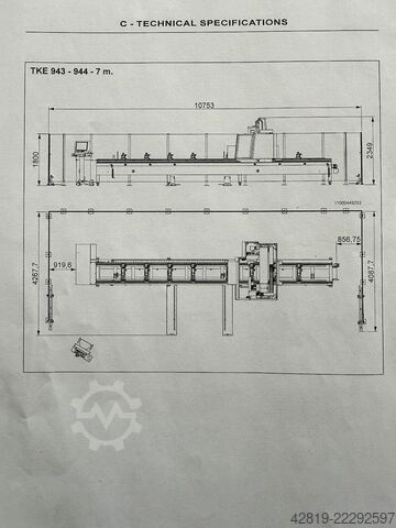 4-ása CNC vinnslumiðstöð Tekna TKE 944-7