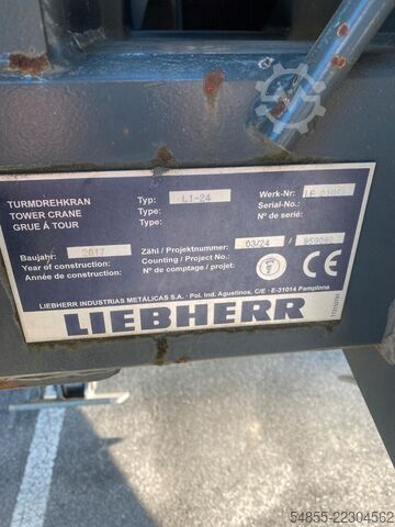 Vinç kulle LIEBHERR L1-24
