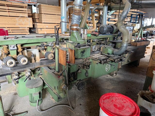 Produksi balok laminasi kayu Weinig Unimat