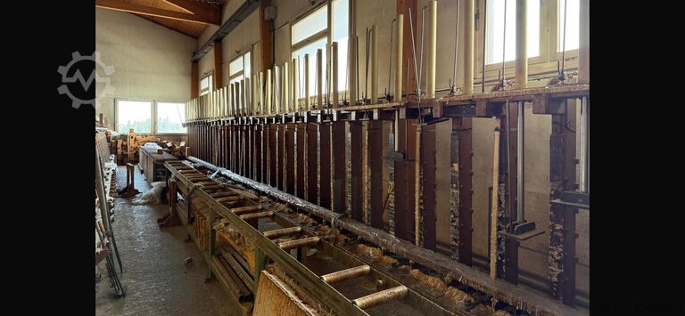 Produksi balok laminasi kayu Weinig Unimat