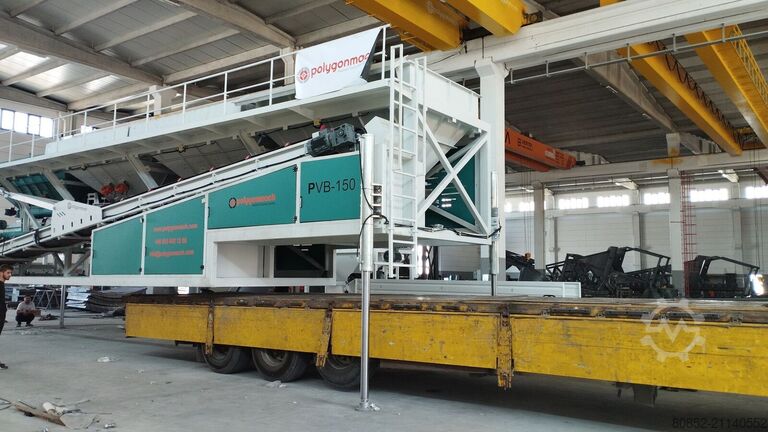 Instalación mezcladora de hormigón Polygonmach Polygonmach PVB150 Mobile Cold Asphalt & Emulsi...