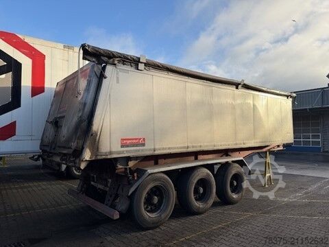 Semi-remorque benne Langendorf SKA 24/30  Mulde thermoisoliert mit Bodenisolierung unter dem Muldenboden