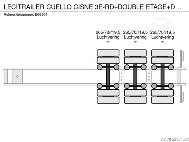 Presentkate LECITRAILER CUELLO CISNE 3E-RD+DOUBLE ETAGE+DHOLLANDIA 2TON