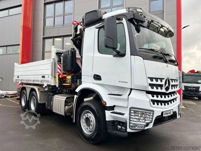  Mercedes-Benz Arocs 3348 6x4 BB Dreiseitenkipper FASSI F195A