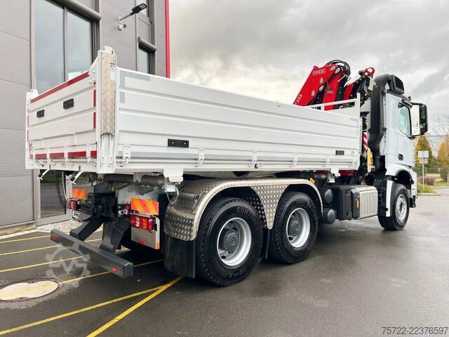  Mercedes-Benz Arocs 3348 6x4 BB Dreiseitenkipper FASSI F195A