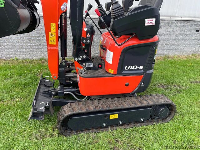  Kubota Minigraver U10-5 graafmachine NIEUW! Met bakken