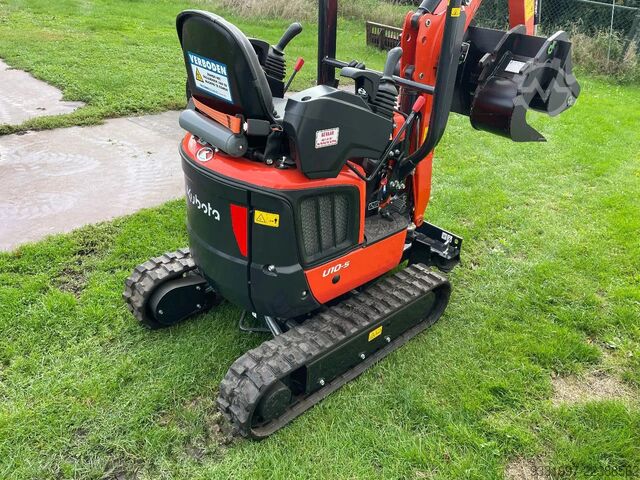  Kubota Minigraver U10-5 graafmachine NIEUW! Met bakken