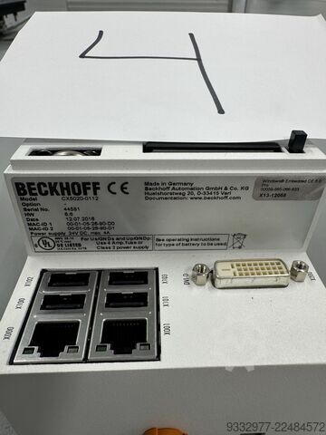 Njësia e kontrollit Beckhoff IPC + HMI + EtherCAT + Servo