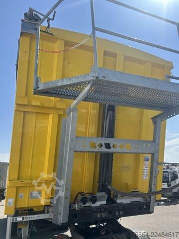 टिपर सेमिट्रेलर KEMPF SKM 39 ALU-KASTENMULDE 55M³ ROLLPLANE MEHRERE EINHEITEN UND FARBEN VERFüGBAR