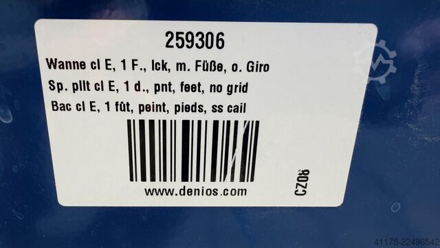 Deniose lekkekandik, 205 liitrit, koos restidega Denios Classic Line 2 FE, 205 Liter