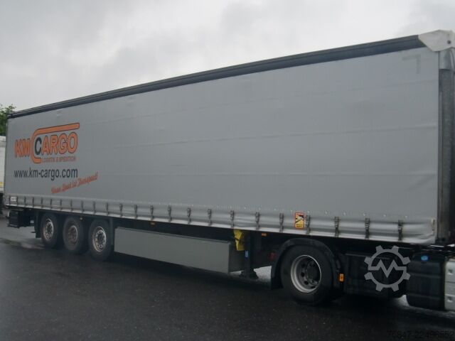 Semirremolque abierto con toldo Schmitz Cargobull SCS 24/L-13.62 EB Liftachse