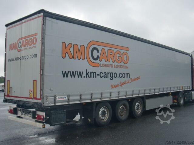 Semirremolque abierto con toldo Schmitz Cargobull SCS 24/L-13.62 EB Liftachse