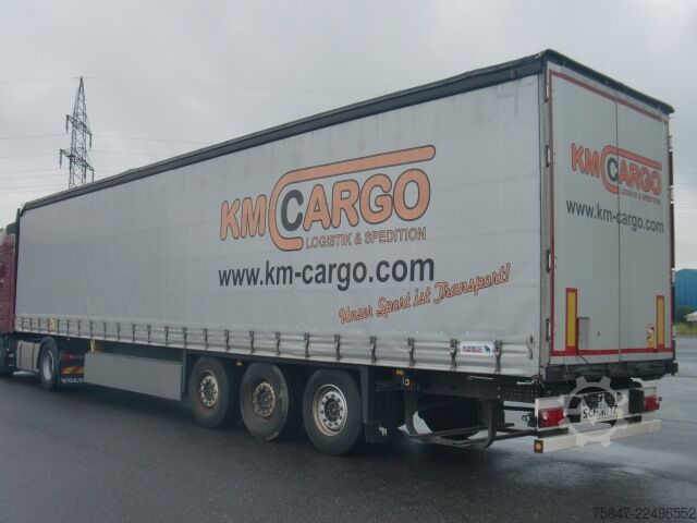 Semirremolque abierto con toldo Schmitz Cargobull SCS 24/L-13.62 EB Liftachse