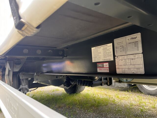 Remolque abierto con toldo Fliegl ZPS180  2 Achs Jumbo- Planen, Mega, durchladbar