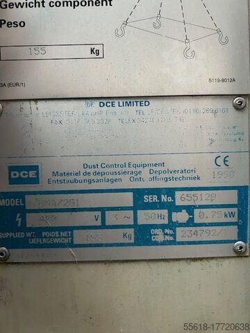 Aspiración de humos de soldadura filter systeem DCE Unimaster