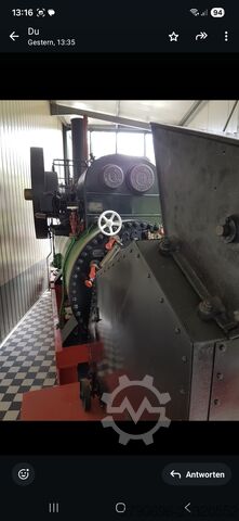 Vintage dráttarvélar Lanz Zweizylinder- Verbund-Heißdampf-Lokomobil