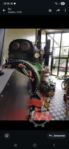 Vintage dráttarvélar Lanz Zweizylinder- Verbund-Heißdampf-Lokomobil