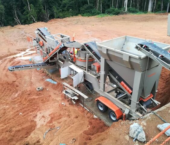 Constmach Mobile Crushing Plant Mobile stone crushing plant 80 TPH