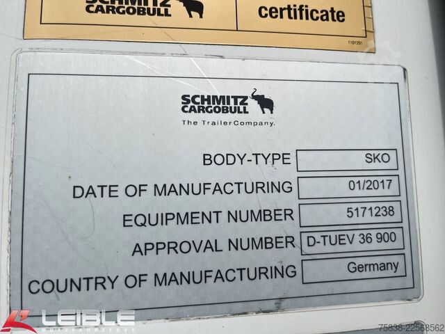 Rashladna poluprikolica SCHMITZ CARGOBULL SKO 24/L*Doppelstock*Blumenbreite*Liftachse*