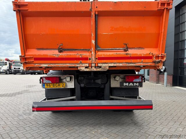 รถดัมพ์พร้อมเครน MAN TGS 26.400 6x6 Kipper / Z kraan  Euro 6