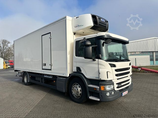 Kühlkoffer-LKW SCANIA P250 / LBW / Carrier 1150 MT / Seitentür / Trenn