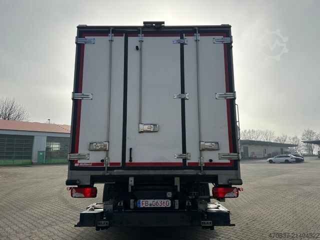 Kühlkoffer-LKW SCANIA P250 / LBW / Carrier 1150 MT / Seitentür / Trenn