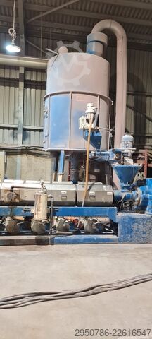 Máy đùn hai cấp & bộ lọc tự động FIMIC OMP Prealpina 130/160mm Cascade