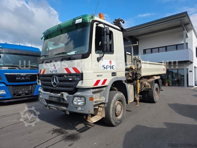 Трьохсторонній самоскид MERCEDES-BENZ Actros 1841 / 4X4 ALLRAD / Atlas 190 / Meiller