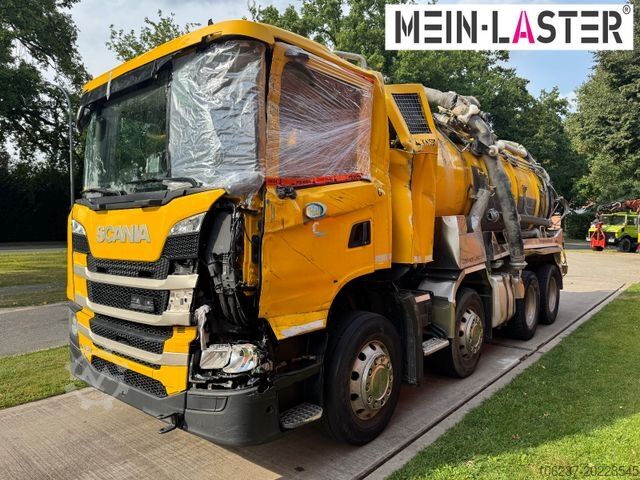 Vakuová cisterna SCANIA G 450 8x4 Kaiser Twister Komfort V2A Funk