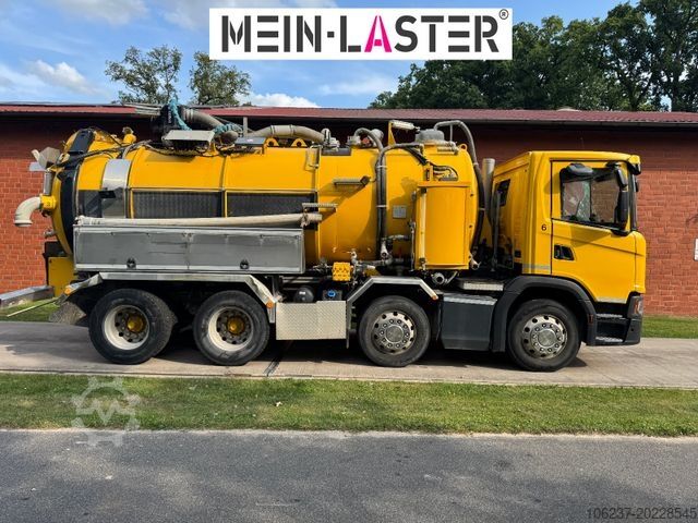 Vakuová cisterna SCANIA G 450 8x4 Kaiser Twister Komfort V2A Funk