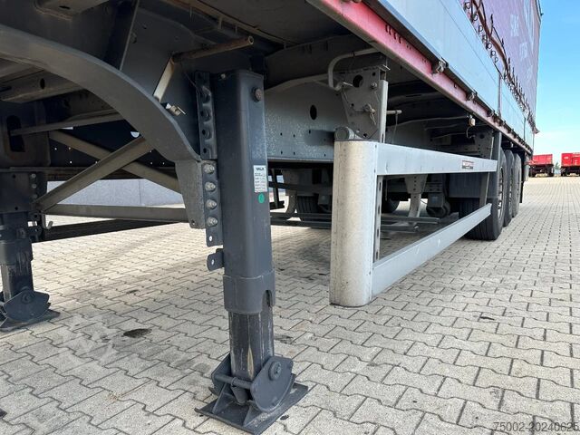 Sliding tarpaulins Schmitz Cargobull SAF + Scheibebremsen, 2x Liftachse, Bordwande, ...
