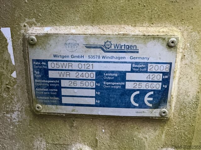 Asfalt gjenvinner Wirtgen Wr 2400