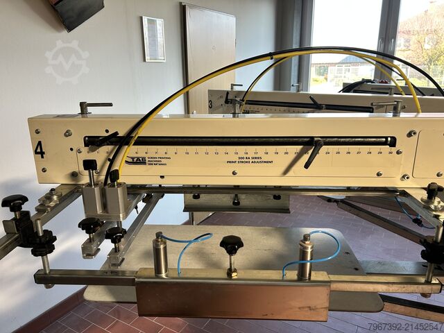 Siebdruckautomat + Durchlauftrockner TAS / HIX RA202 L  / 3616