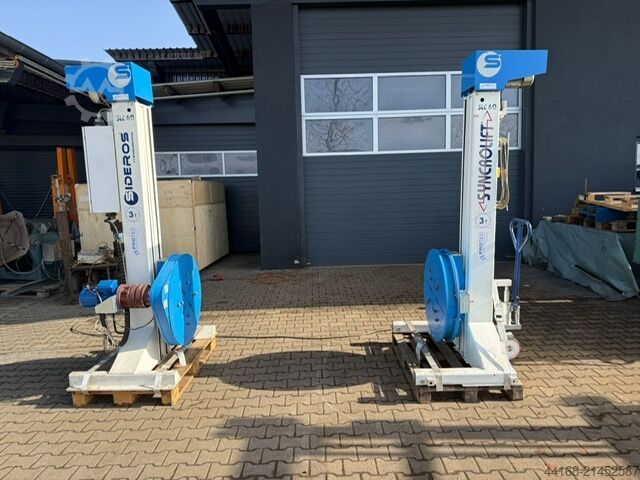 Поворотный стол для сварки, поворотный стол, позиционер Sideros Syncrolift Hywema 6 Tonnen SHD 60, Säulenhubdrehvorrichtung