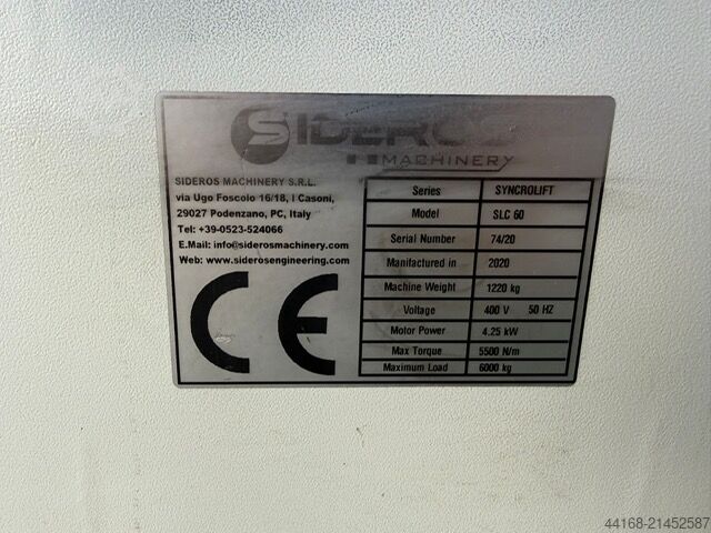 Поворотный стол для сварки, поворотный стол, позиционер Sideros Syncrolift Hywema 6 Tonnen SHD 60, Säulenhubdrehvorrichtung