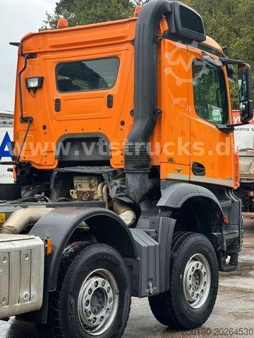 Camión portacontenedores de gancho MERCEDES-BENZ Arocs 4251 8x4 Meiler-Abrollkipper
