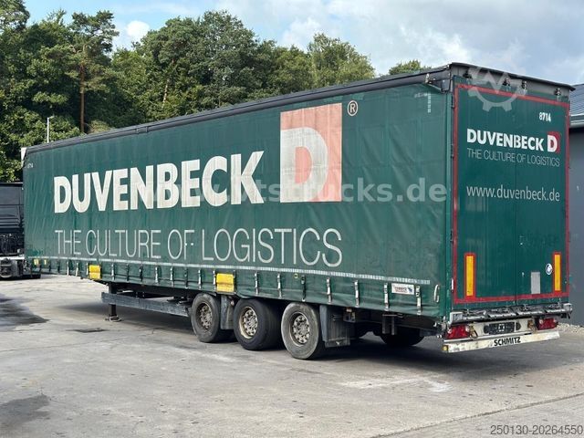 Open oplegger met zeil SCHMITZ CARGOBULL SCB*S3T MegaTrailer Curtainsider Edscha-Verdeck