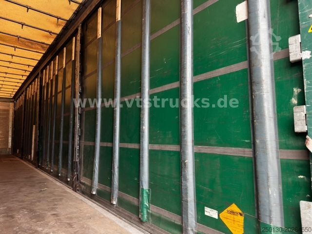 Open oplegger met zeil SCHMITZ CARGOBULL SCB*S3T MegaTrailer Curtainsider Edscha-Verdeck