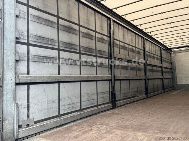 Semirremolque abierto con toldo SCHMITZ CARGOBULL SCS Mega Hubdach Edscha Lift Staplerhalterung