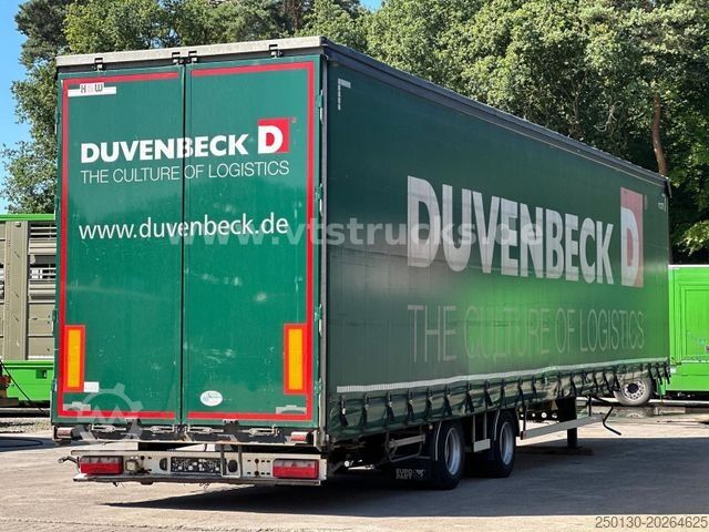 Otvorena poluprikolica sa ceradom H&W HWDPSS32 Curtainsider 2-Achser