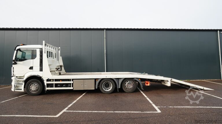 Fourgon porte-voitures MAN TGS 26.330 6x2 car/machine transport truck 160...