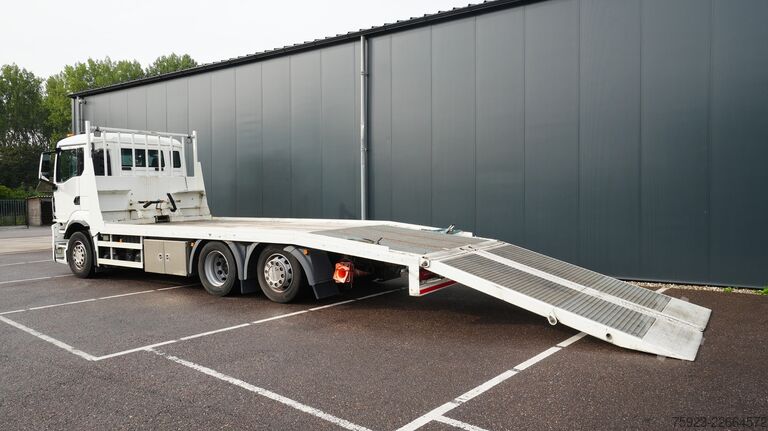 Fourgon porte-voitures MAN TGS 26.330 6x2 car/machine transport truck 160...
