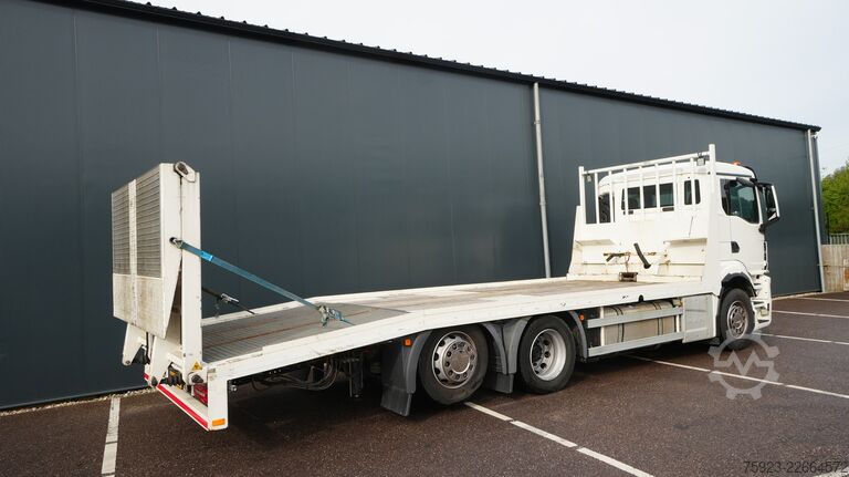 Fourgon porte-voitures MAN TGS 26.330 6x2 car/machine transport truck 160...